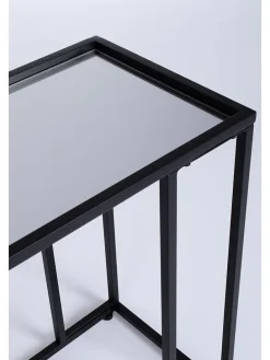 Beistelltisch ''Niklas'' in Schwarz - (B)48 x (H)60 x (T)30 cm