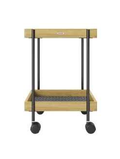 Beistelltisch/ Servierwagen "NANCY" in Bambus - (B)46 x (H)57 x (T)30 cm