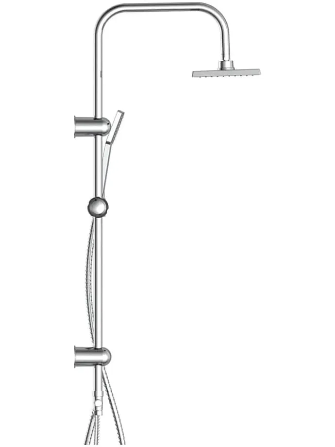 Überkopf-Brauseset ''Easy Energy'' in Chrom