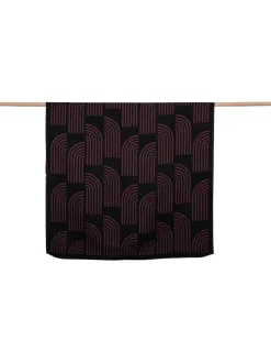 Überwurf "Nova" in Schwarz/ Rot