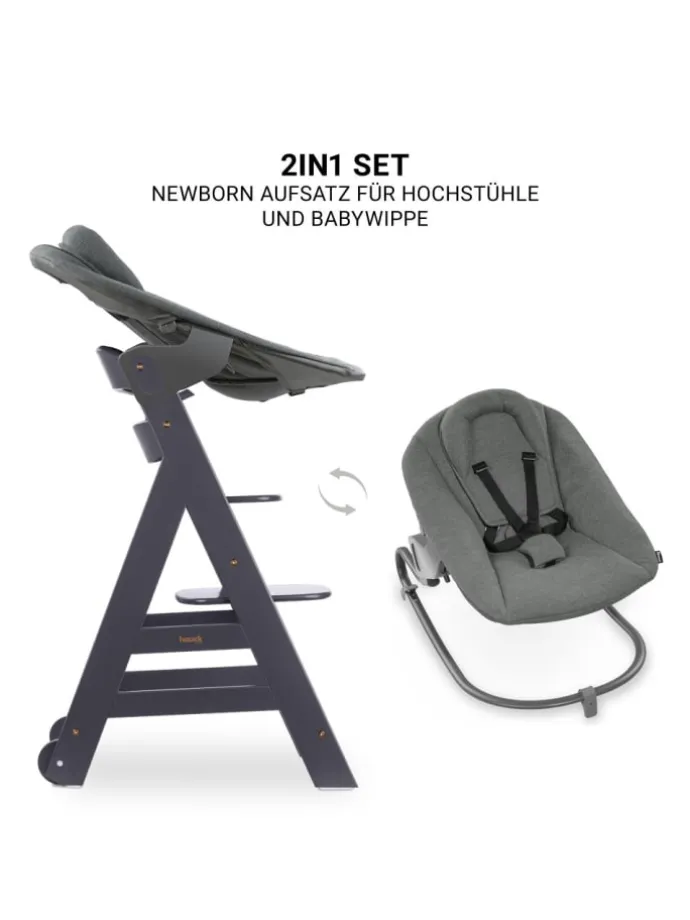 Beta Plus Dark Grey 5-tlg. Newborn Set - in grau