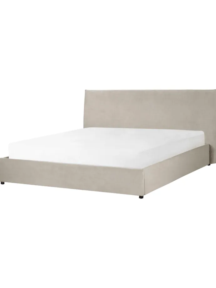 Bettgestell LAVAUR in Beige - (W) 203 x (H) 100 x (L) 220 cm