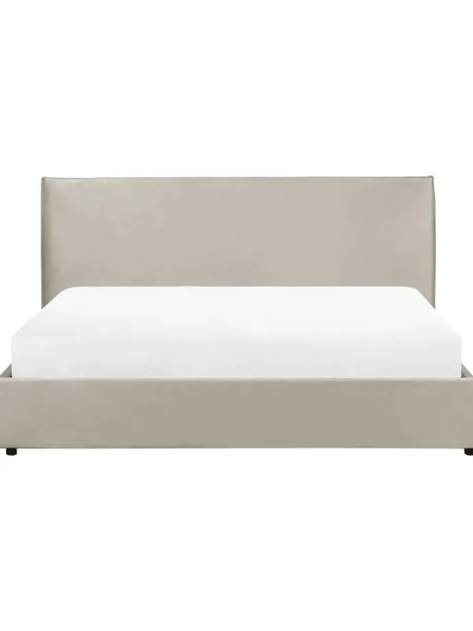 Bettgestell LAVAUR in Beige - (W) 203 x (H) 100 x (L) 220 cm
