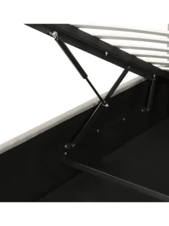 Bettgestell LAVAUR in Beige - (W) 203 x (H) 100 x (L) 220 cm