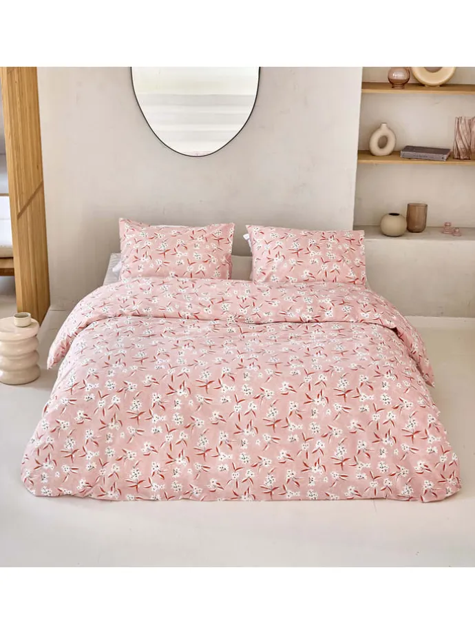 Bettwäsche-Set "Floral Fusion" in Rosa
