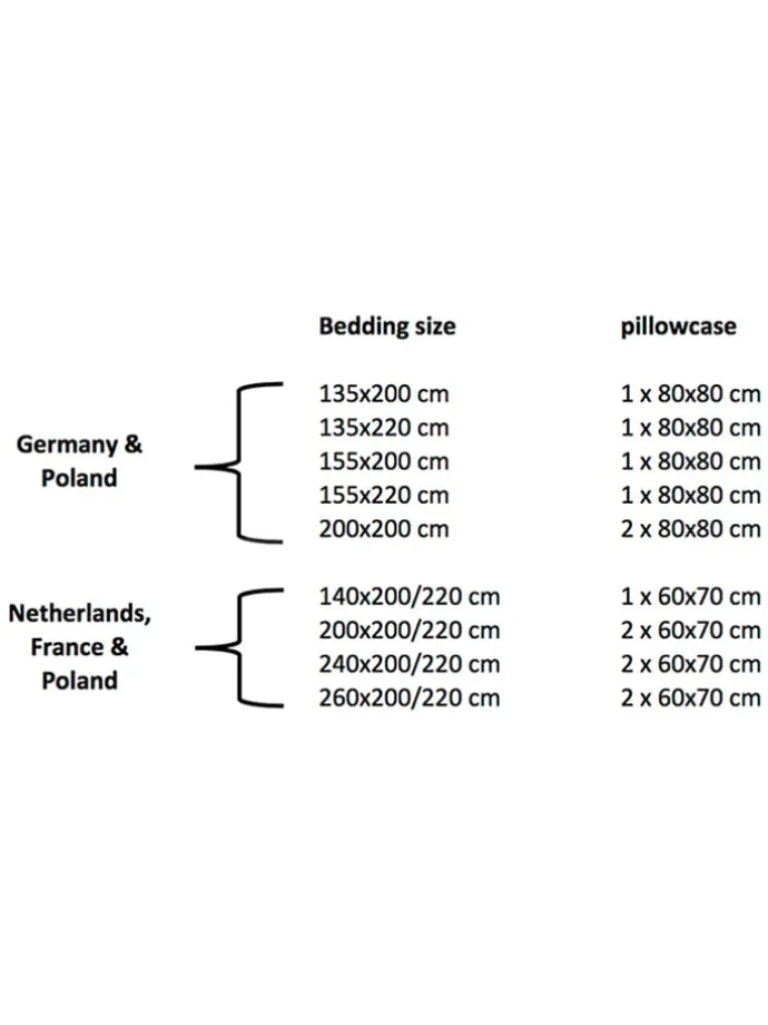 Bettwäsche-Set "Havhav" in Creme/ Braun