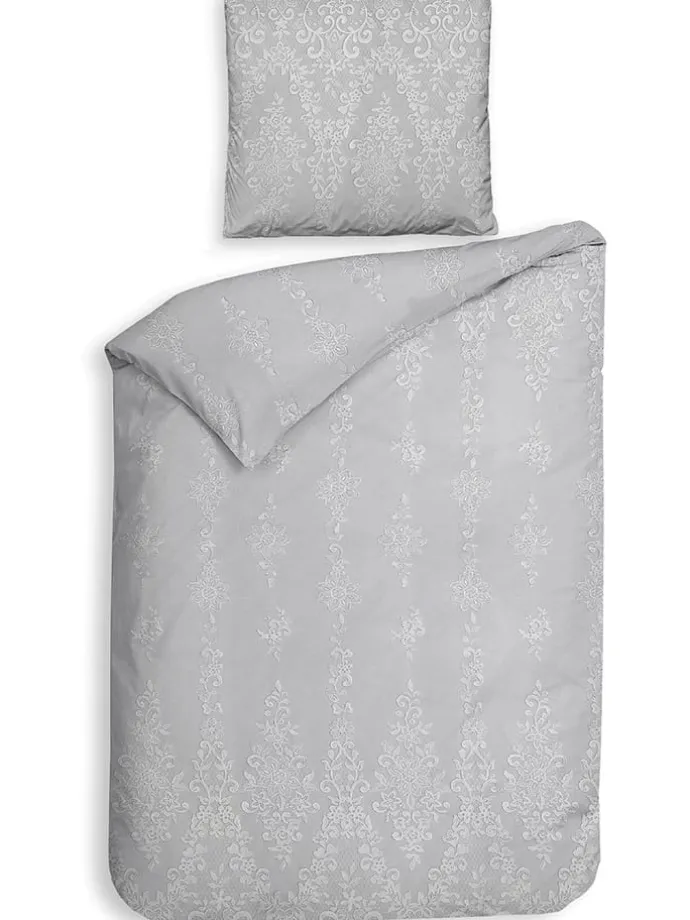 Bettwäsche-Set "Lacey" in Grau