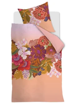 Bettwäsche-Set ''Livia'' in Apricot/ Bunt