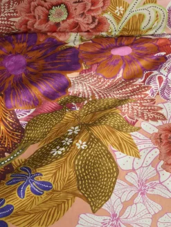 Bettwäsche-Set ''Livia'' in Apricot/ Bunt