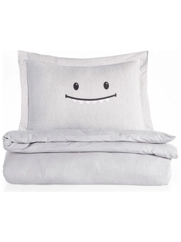 Bettwäsche-Set "Lububu" in Hellgrau