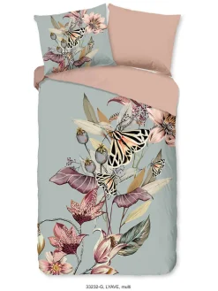 Bettwäsche-Set "Lyave" in Mint/ Rosa