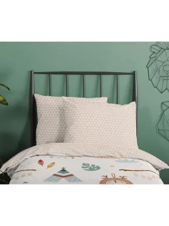 Bettwäsche-Set ''Remi'' in Beige/ Bunt