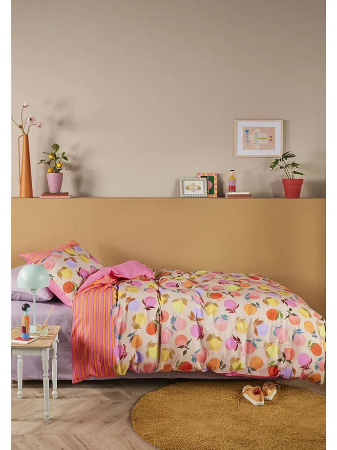 Bettwäsche-Set "Vitamin" in Creme/ Bunt