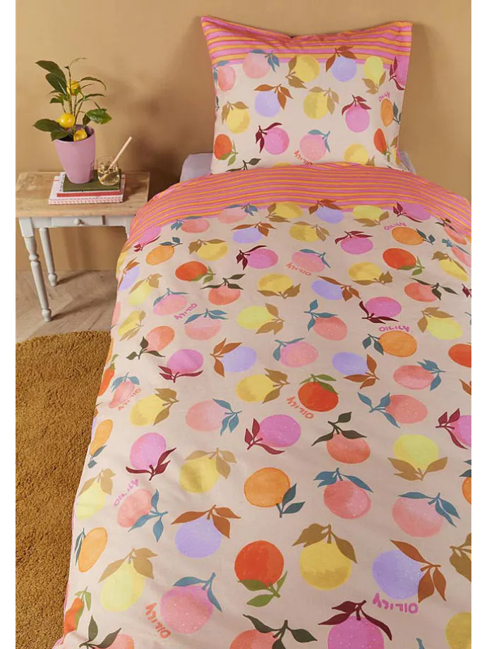 Bettwäsche-Set "Vitamin" in Creme/ Bunt