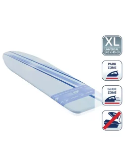 Bügeltischbezug "Thermo Refl.Glide&Park L/U" in Blau