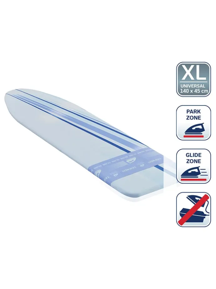 Bügeltischbezug "Thermo Refl.Glide&Park L/U" in Blau