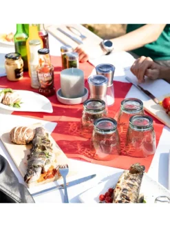 Bierzeltgarnitur in Weiß