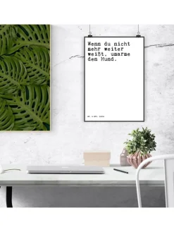 Bild Wenn du nicht mehr... mit Spruch in Weiß