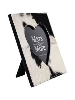 Bilderrahmen in Schwarz/ Weiß - (B)23 x (H)23 cm