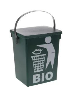 Bio-Abfallbehälter in schwarz