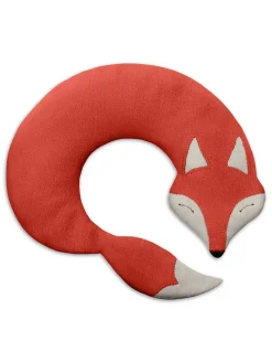 Bio-Körnerkissen "Fuchs Noah" in Rot - (L)50 x (B)4 x (H)10 cm