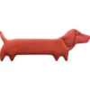 Bio-Körnerkissen "Hund Winston" in Rot - (L)52 x (B)4 x (H)10 cm