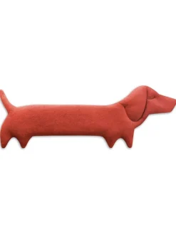 Bio-Körnerkissen "Hund Winston" in Rot - (L)52 x (B)4 x (H)10 cm