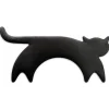 Bio-Körnerkissen "Katze Minina" in Schwarz - (L)47 x (B)4 x (H)10 cm