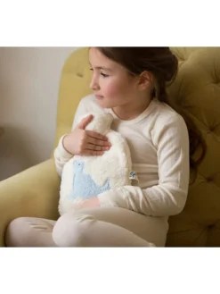 Bio-Wärmflasche, Seehund, Made in Germany, 0,8 L Größe ca. 32 cm