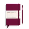 Blanko Notizbuch in Bordeaux - B6+