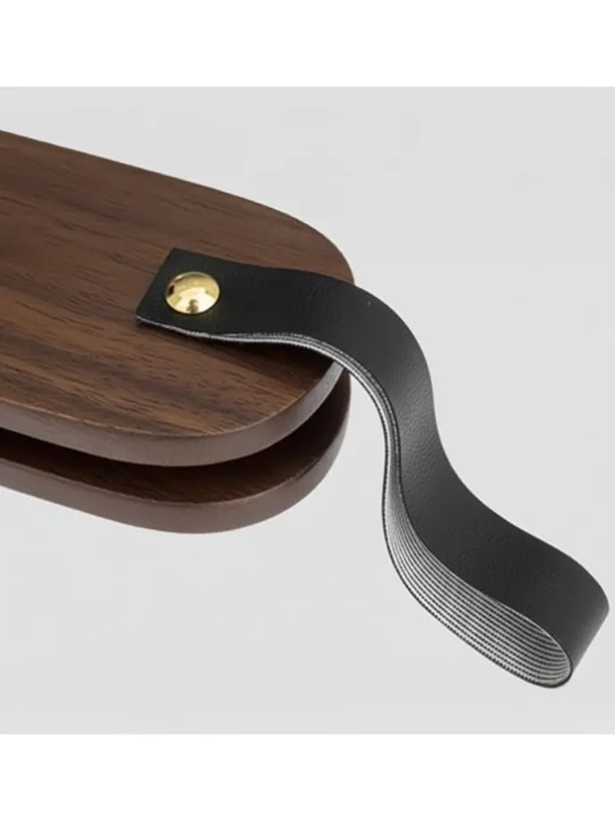 Blasebalg in Braun/ Gold - (B)17,5 x (H)40 cm