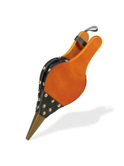 Blasebalg in Braun/ Schwarz