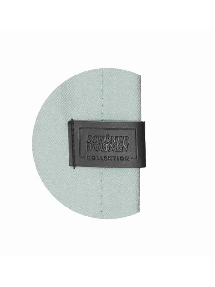 Blickdichter Schlaufenvorhang SOFT 1 in Lindgrün