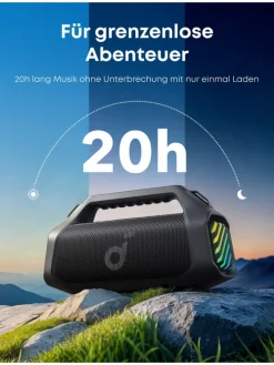 Bluetooth Lautsprecher Boom 2 Pro in schwarz