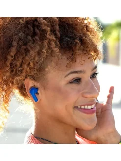 Bluetooth-In-Ear-Kopfhörer in Blau