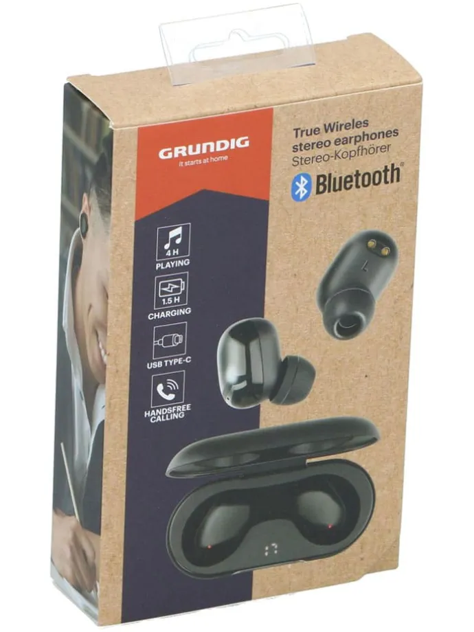 Bluetooth-In-Ear-Kopfhörer in Schwarz