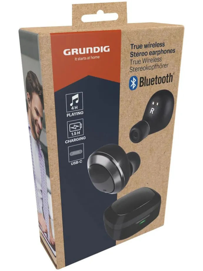 Bluetooth-In-Ear-Kopfhörer in Schwarz