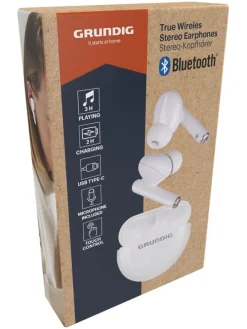 Bluetooth-In-Ear-Kopfhörer in Weiß