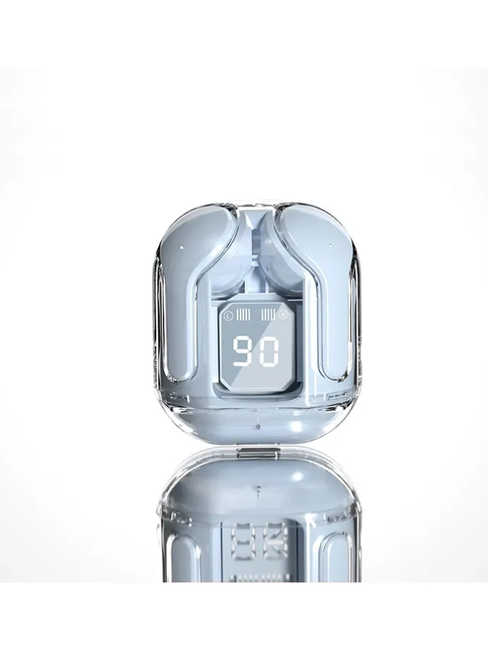 Bluetooth-In-Ear-Kopfhörer in Hellblau