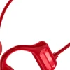 Bluetooth-Knochenschall-Kopfhörer in Rot