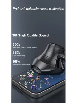 Bluetooth-Kopfhörer mit Nackenbügel in Schwarz