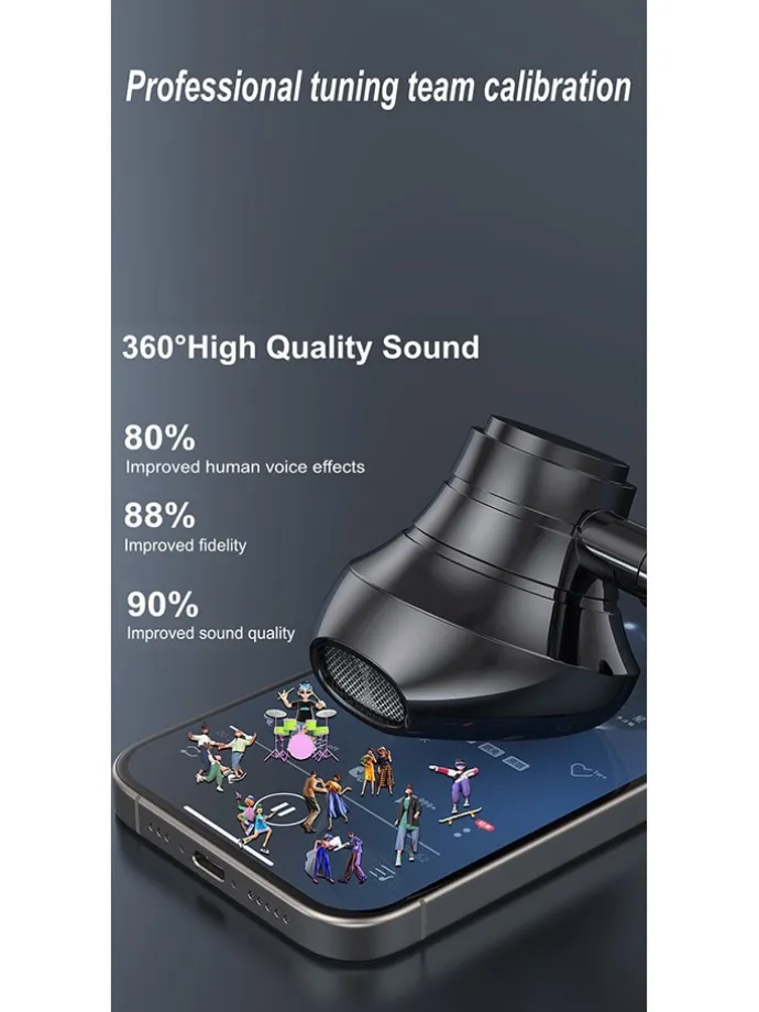 Bluetooth-Kopfhörer mit Nackenbügel in Schwarz