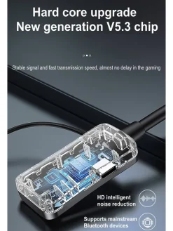 Bluetooth-Kopfhörer mit Nackenbügel in Schwarz