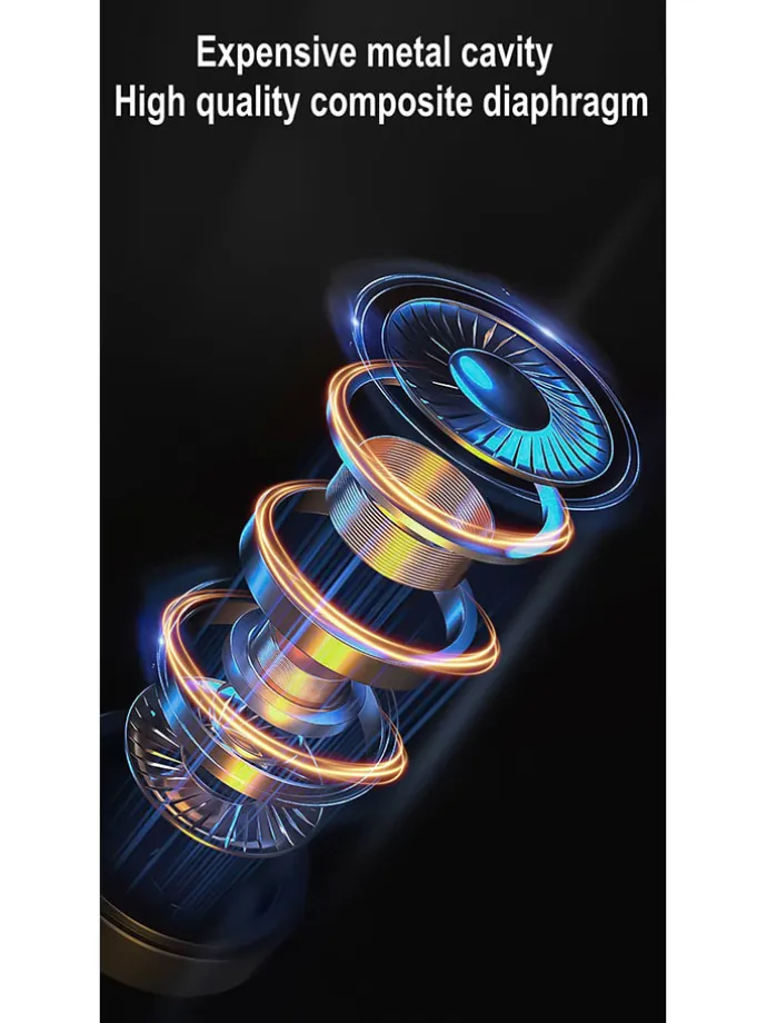 Bluetooth-Kopfhörer mit Nackenbügel in Schwarz