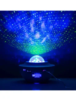 Bluetooth-Lautsprecher mit LED-Leuchte in Weiß - (H)12,5 x Ø 17 cm