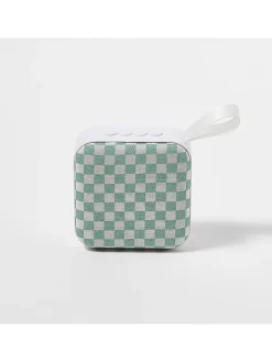 Bluetooth-Lautsprecher "Schaakbord" in Grün - (B)6 x (H)3 x (T)6 cm