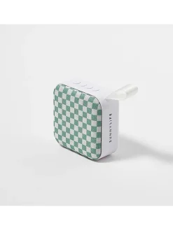 Bluetooth-Lautsprecher "Schaakbord" in Grün - (B)6 x (H)3 x (T)6 cm