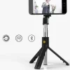 Bluetooth-Mini-Selfiestick in Schwarz