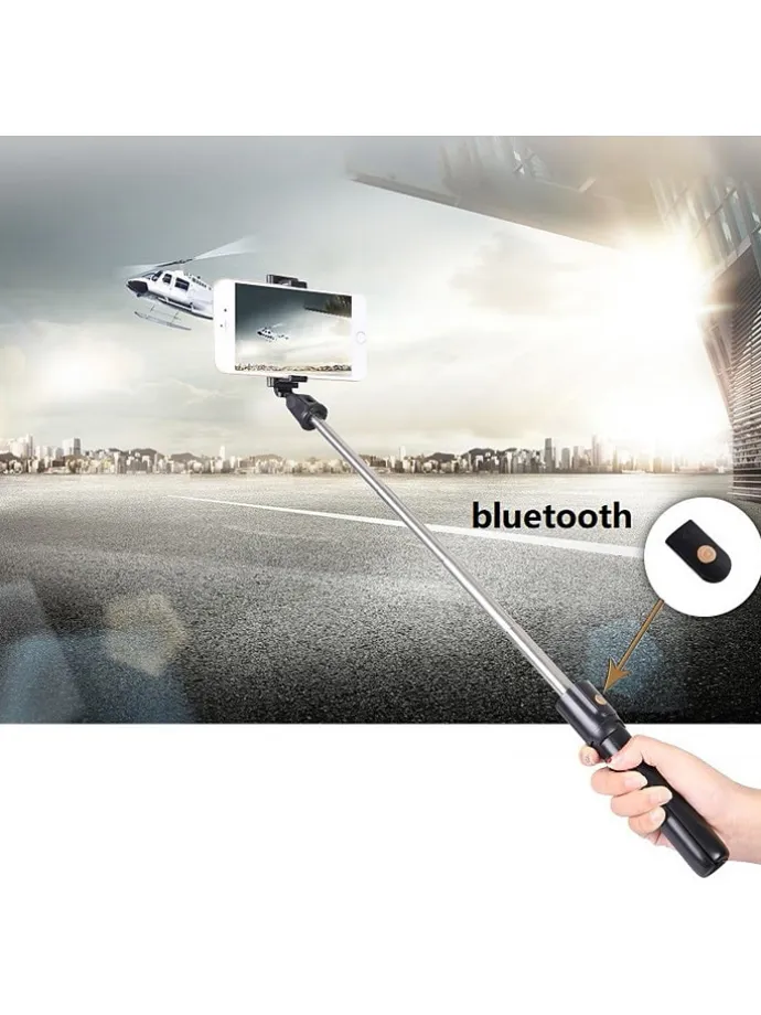 Bluetooth-Mini-Selfiestick in Schwarz