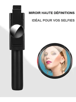 Bluetooth-Mini-Selfiestick in Schwarz